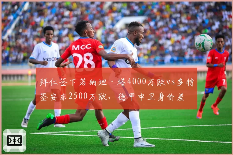 拜仁签下若纳坦·塔4000万欧vs多特签安东2500万欧，德甲中卫身价差显著
