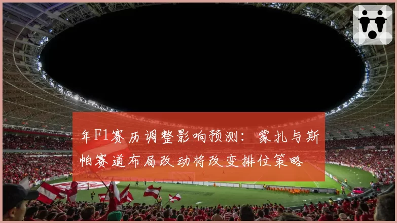 年F1赛历调整影响预测：蒙扎与斯帕赛道布局改动将改变排位策略